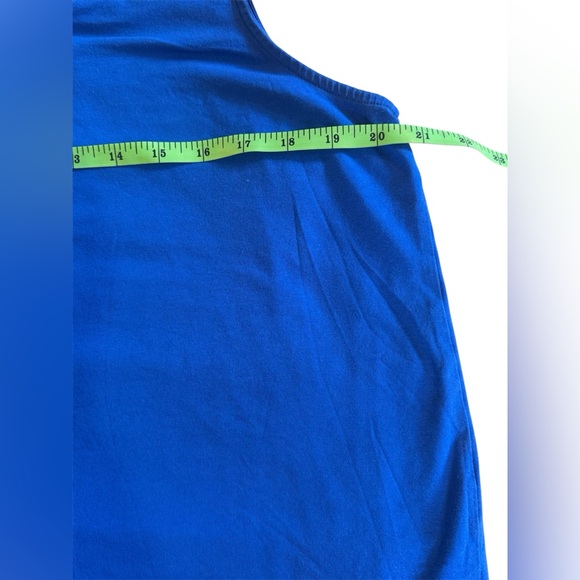 2/$30 Lands End Sz L  14-16 Blue Sleeveless Women's Top - Picture 8 of 8